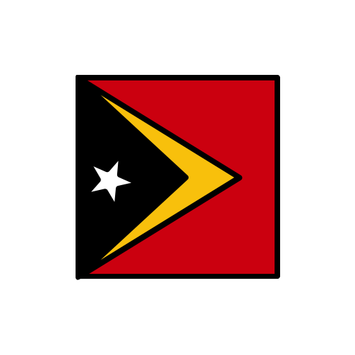 East Timor Generic Outline Color icon