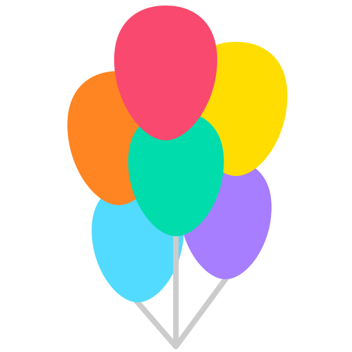 Balloons Kosonicon Flat icon
