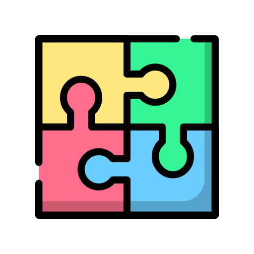 puzzle Generic Outline Color ikona