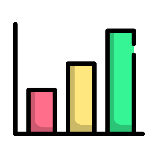 gráfico de barras Generic Outline Color Ícone