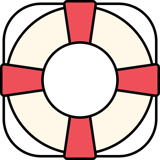 Life saver Generic Thin Outline Color icon