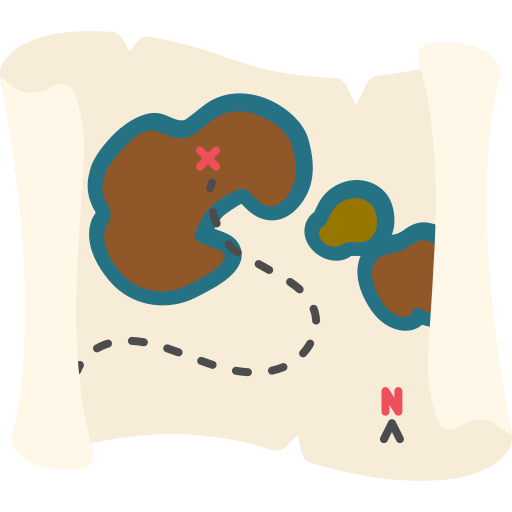 宝の地図 Generic Flat icon