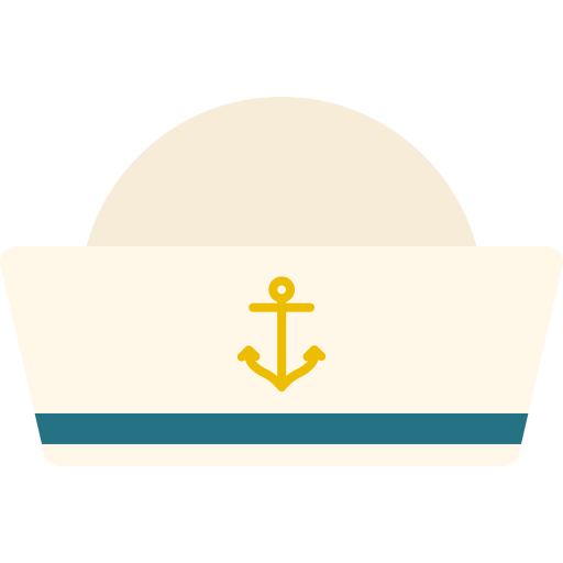 gorra de marinero Generic Flat icono