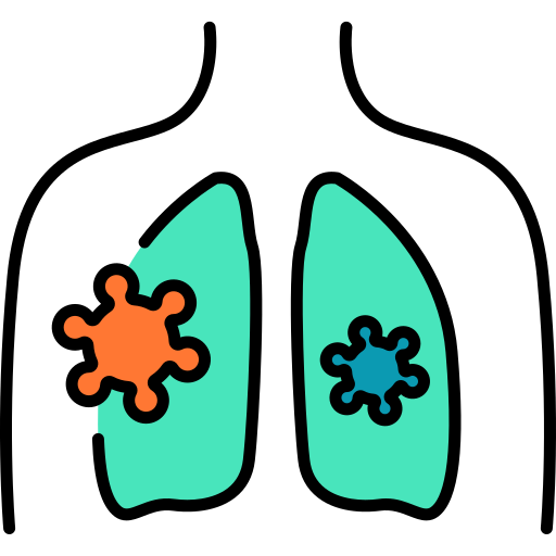pulmões Generic Outline Color Ícone