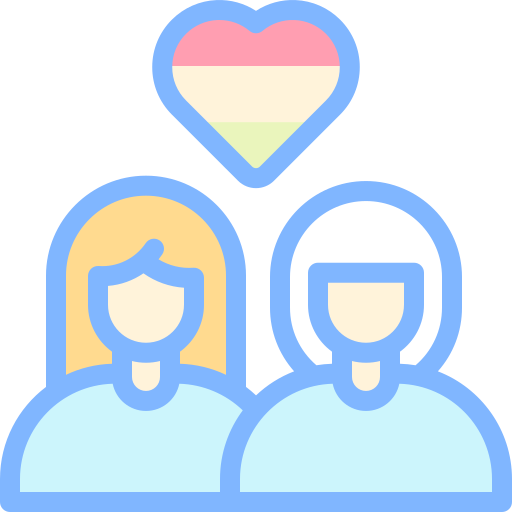 lesbijka Detailed color Lineal color ikona
