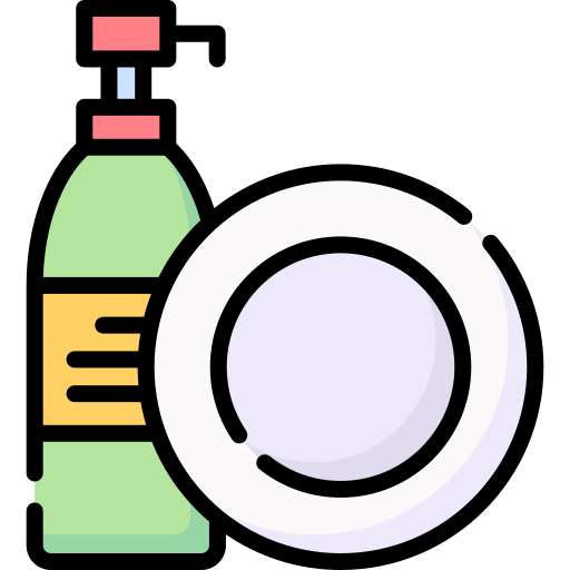 Washing dishes Special Lineal color icon