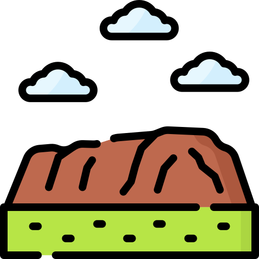 Uluru Special Lineal color icon