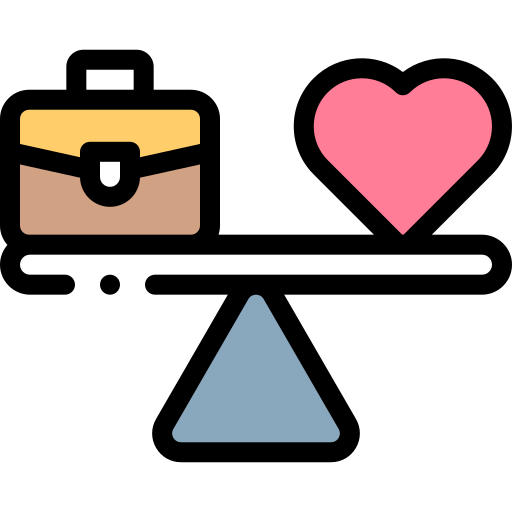 skala balansu Detailed Rounded Lineal color ikona