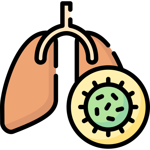 płucny Special Lineal color ikona