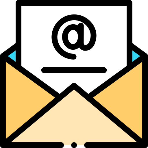 Email marketing Detailed Rounded Lineal color icon