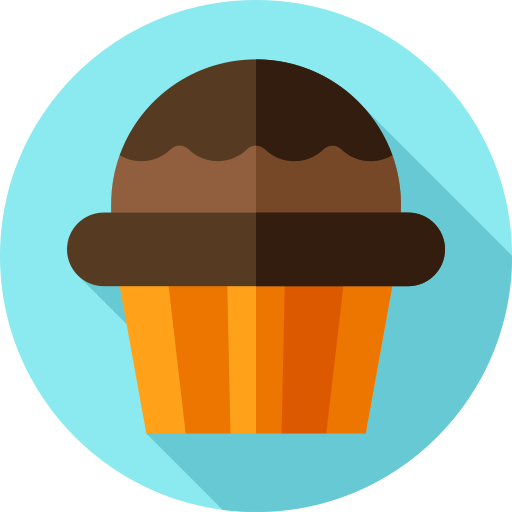 muffin Flat Circular Flat icon