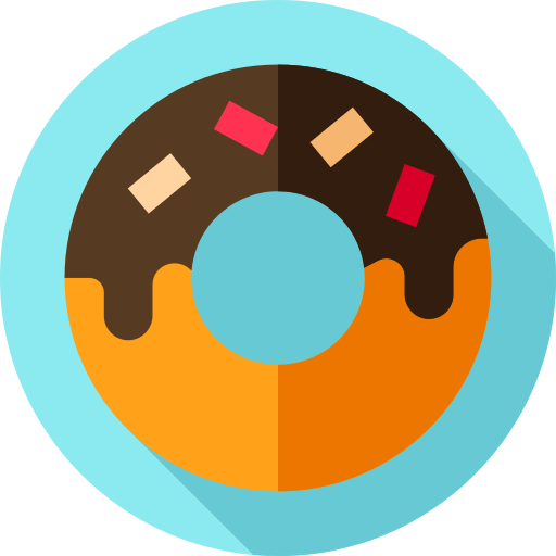 donut Flat Circular Flat icoon