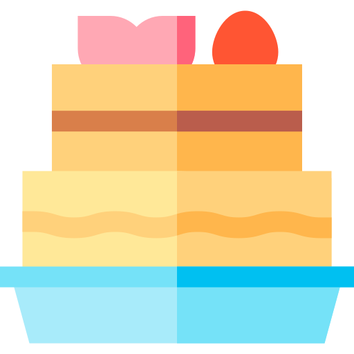 Cake Basic Straight Flat icon