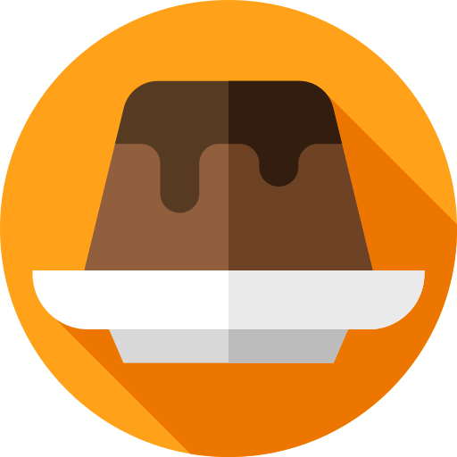 torta di lava Flat Circular Flat icona