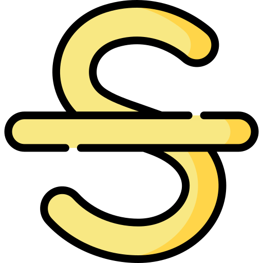 tachado Special Lineal color icono