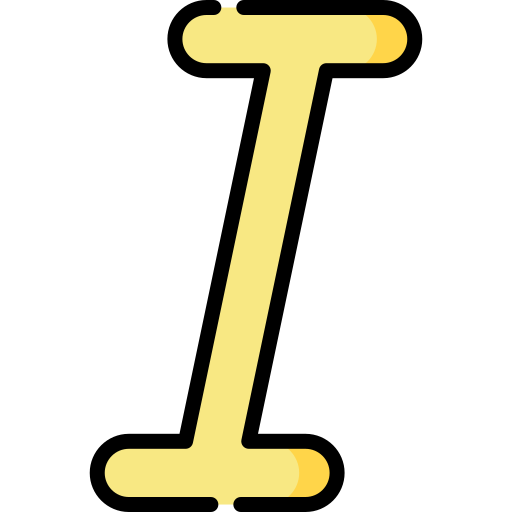 corsivo Special Lineal color icona