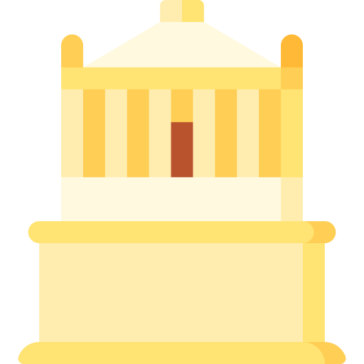 mausoleo de halicarnaso Special Flat icono