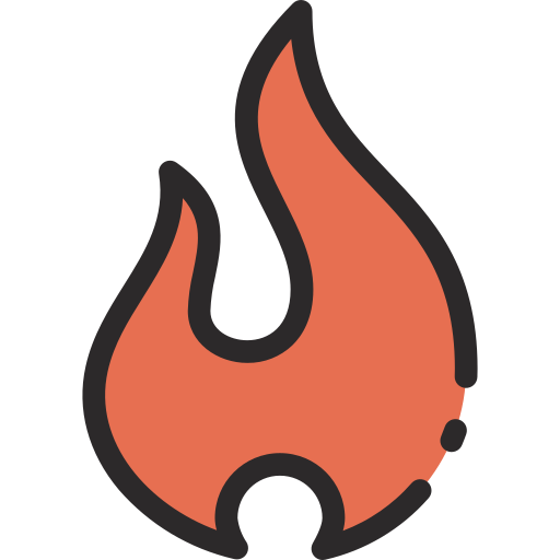ogień Good Ware Lineal Color ikona