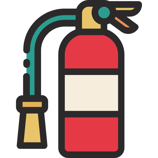 extintor de incendios Good Ware Lineal Color icono