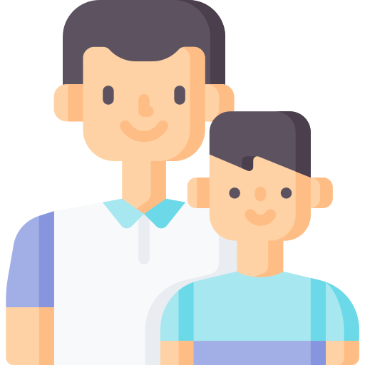 Father and son Special Flat icon