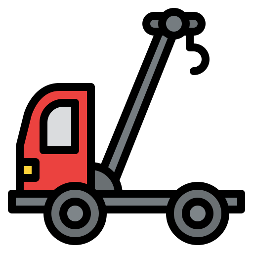 camión de remolque Iconixar Lineal Color icono