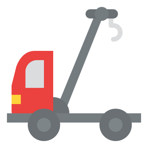 Tow truck Iconixar Flat icon