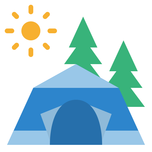 Camping Iconixar Flat icon