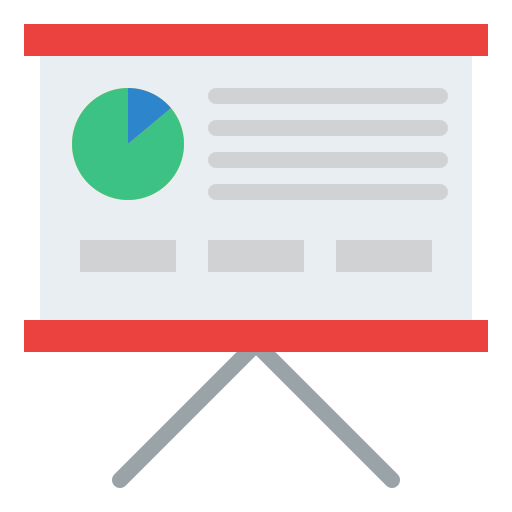 Business reporting Iconixar Flat icon