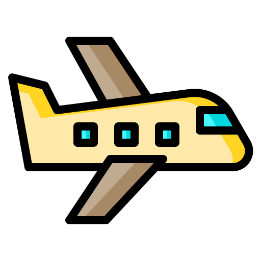 Самолет Catkuro Lineal Color иконка
