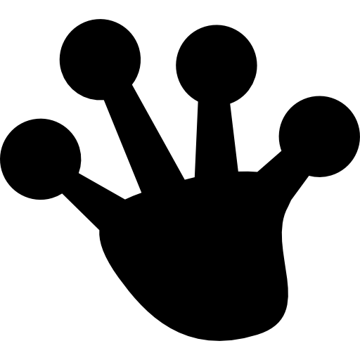 Форма лягушачьей лапы Alfredo Hernandez Fill иконка