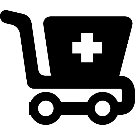 carrinho de compras de farmácia  Ícone