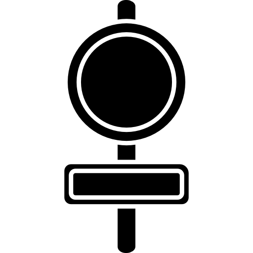 기둥에 교통 신호  icon