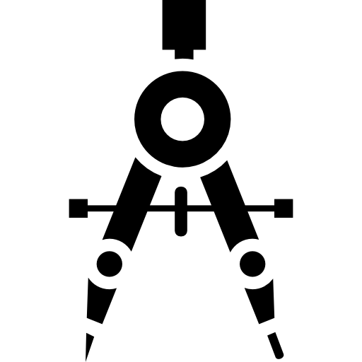 Drawing compass  icon