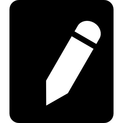 potlood op papier  icoon