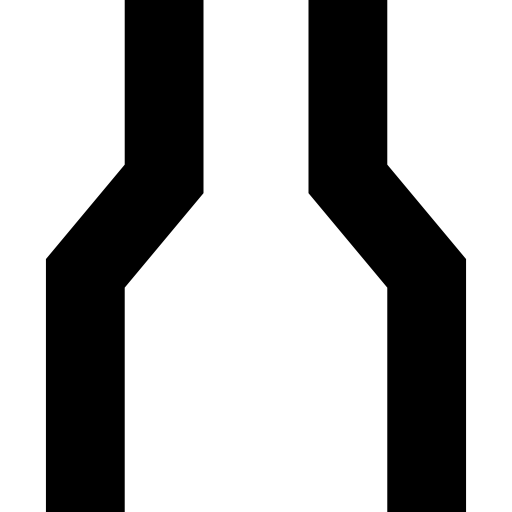 straatnaambord van dun deel  icoon