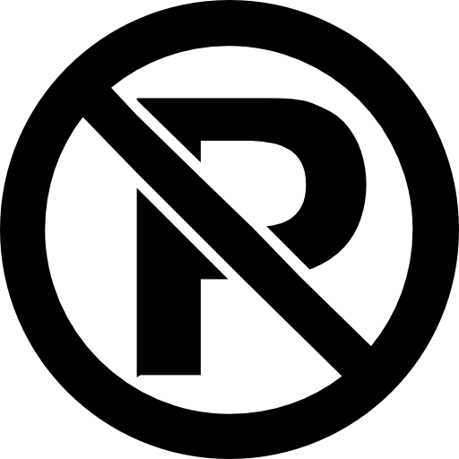 parcheggio vietato  icona