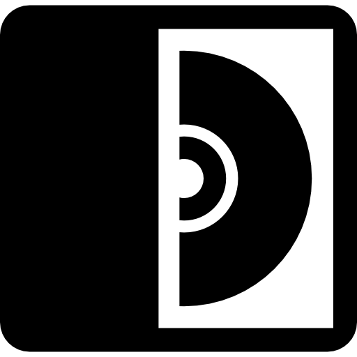 disco Basic Rounded Filled icona