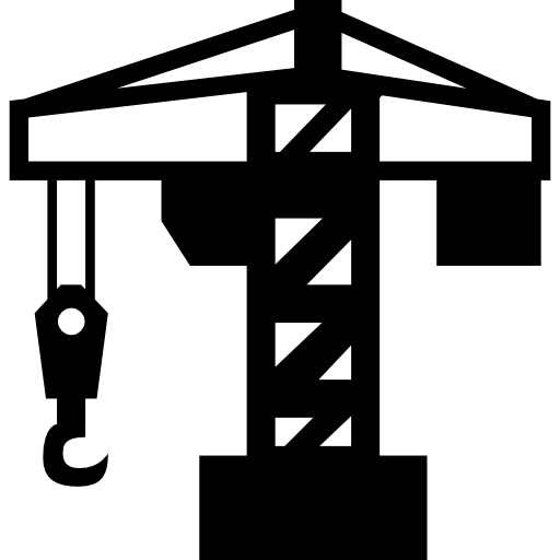 Architecture crane tool  icon
