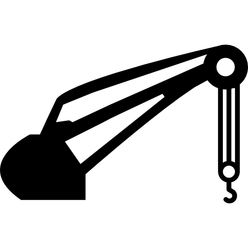 máquina de grúa de construcción  icono
