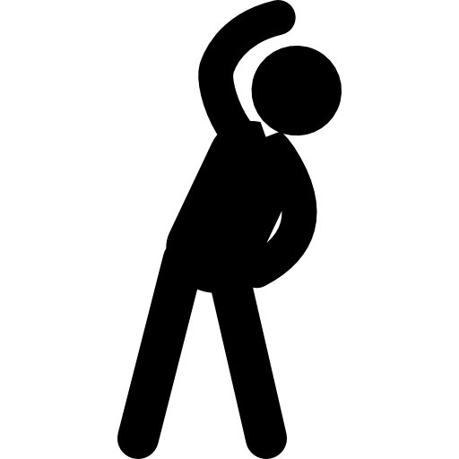 hombre practicando ejercicio  icono