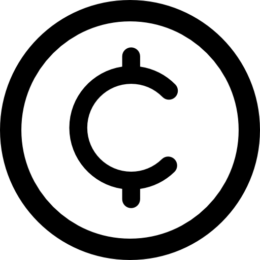 variante du symbole de copyright  Icône