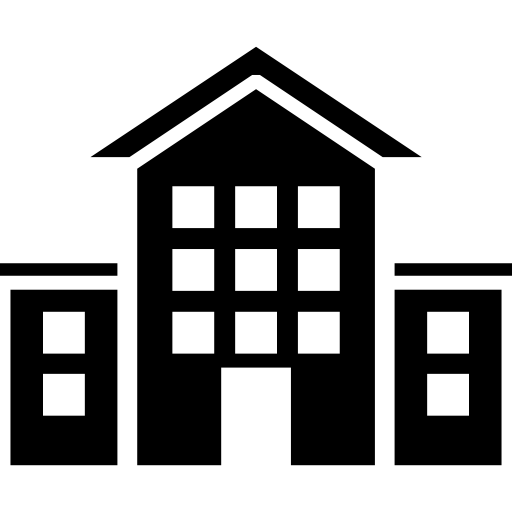 학교 건물  icon