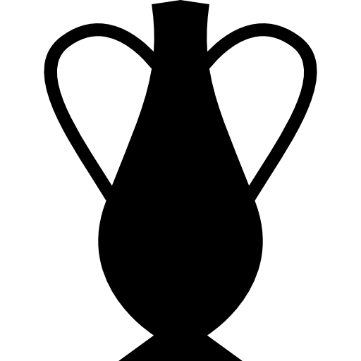 silueta de jarra de trofeo  icono