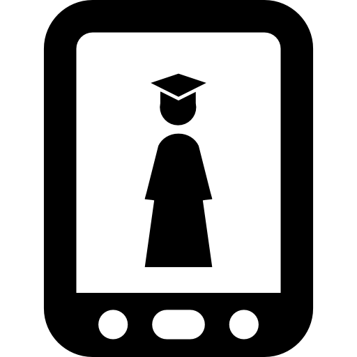 online studeren per tablet  icoon