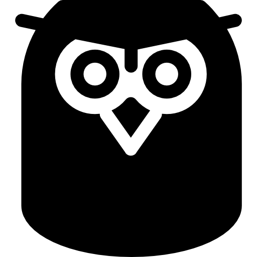 Символ совы мудрец  иконка