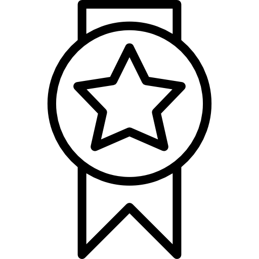 medaglia d'oro Basic Miscellany Lineal icona