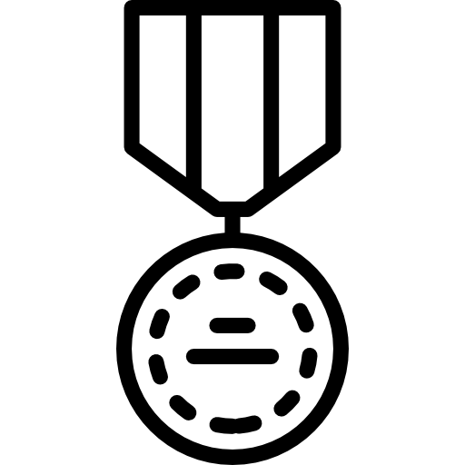 médaille Basic Miscellany Lineal Icône