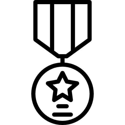 medal Basic Miscellany Lineal ikona