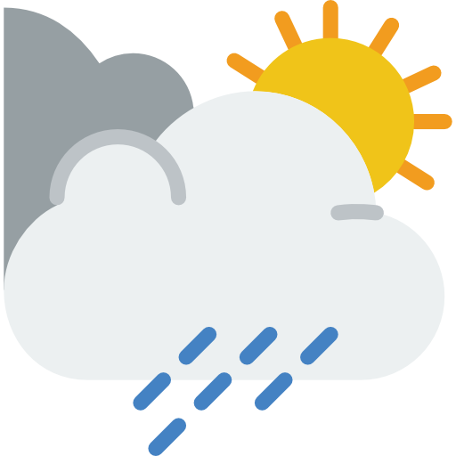 deszczowy Basic Miscellany Flat ikona