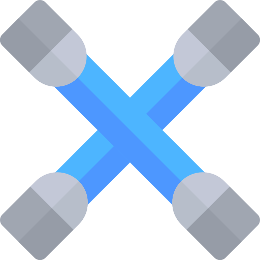Крестовой ключ Basic Rounded Flat иконка